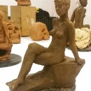 Sculpture en terre- croquis de nu© Les Ateliers YouDo